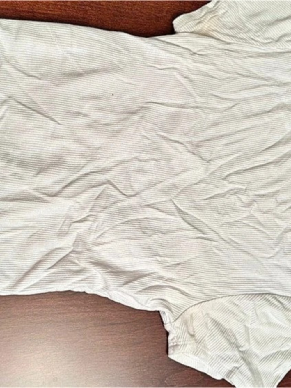 Fitz and Eddi Ruched Crop Top in White Size Small Like New